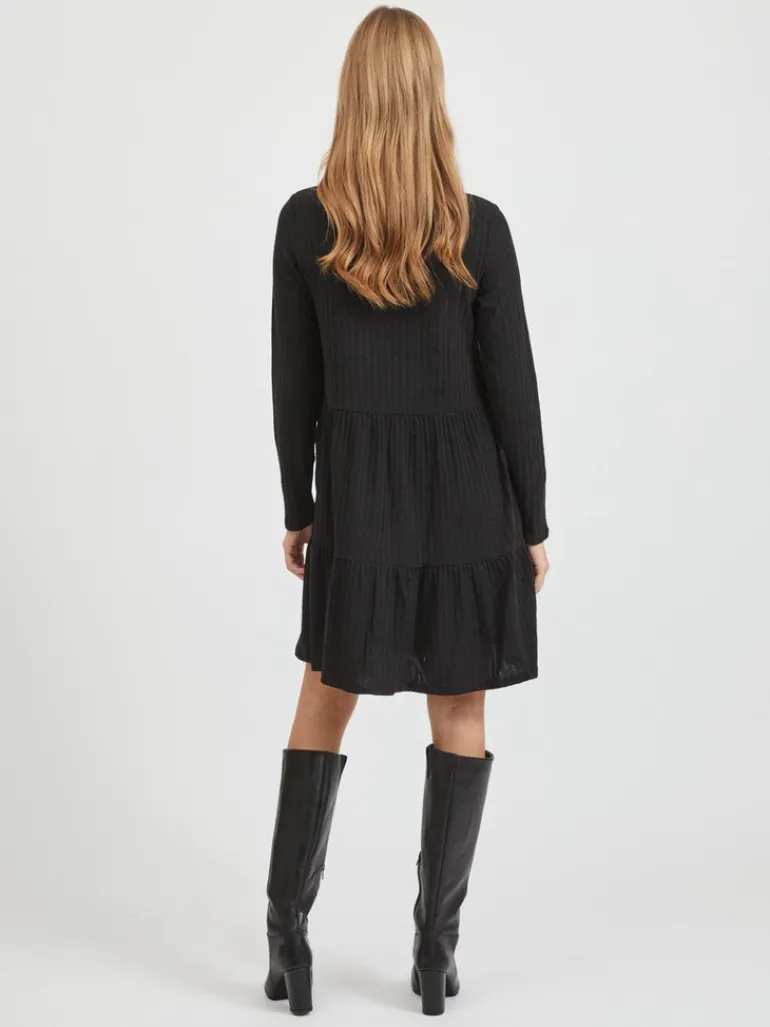 VIELITA L/S DRESS - NOOS black