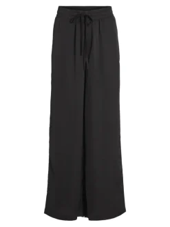 VIELLETTE HW WIDE PANTS-NOOS black