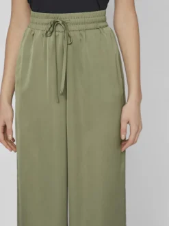 VIELLETTE HW WIDE PANTS-NOOS oil green