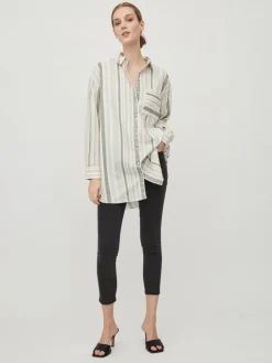 VIETNI L/S LONG SHIRT cloud dancer