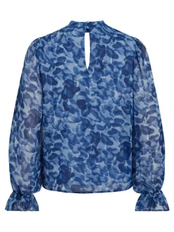 VIFALIA ROE L/S TOP/SU/PB true blue