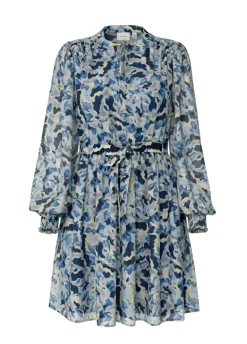 VIFALIA TWI L/S SHORT DRESS/DFS cornstalk