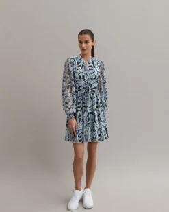 VIFALIA TWI L/S SHORT DRESS/DFS cornstalk