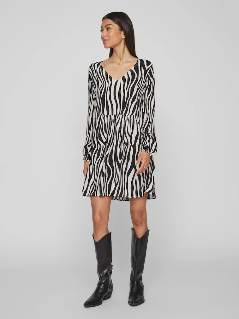 VIFINI L/S SHORT DRESS - NOOS black 3