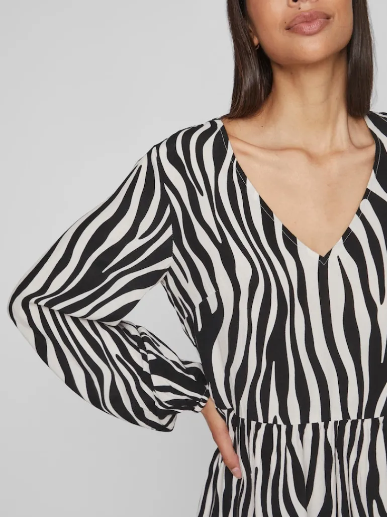 VIFINI L/S SHORT DRESS - NOOS black 3