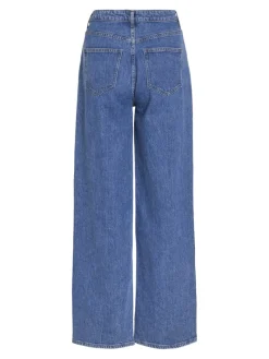 VIFREYA JAF HW JEANS - NOOS medium blue denim