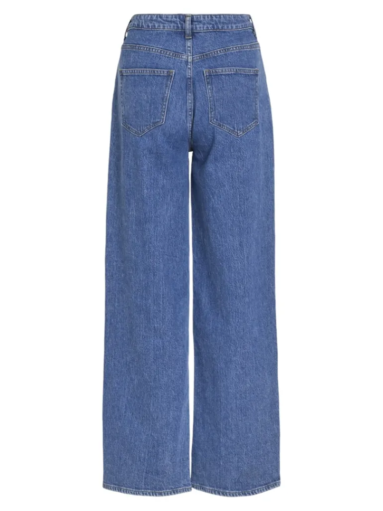 VIFREYA JAF HW JEANS - NOOS medium blue denim