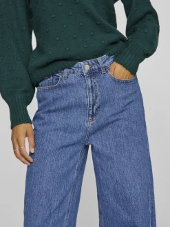 VIFREYA JAF HW JEANS - NOOS medium blue denim