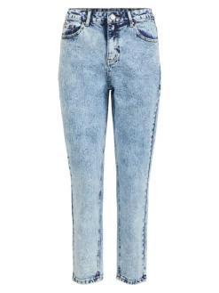 VIGILLIANA HW MOM JEANS medium blue denim