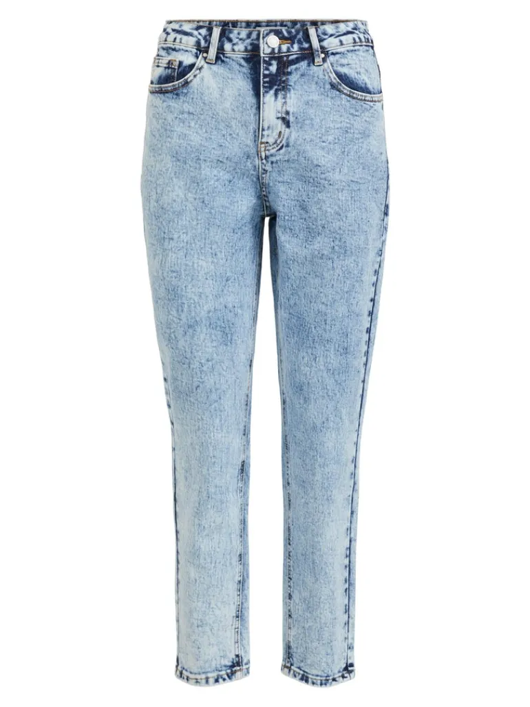 VIGILLIANA HW MOM JEANS medium blue denim