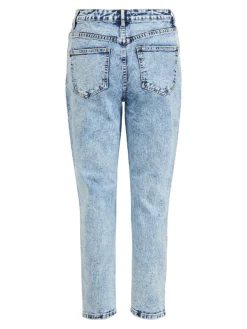 VIGILLIANA HW MOM JEANS medium blue denim