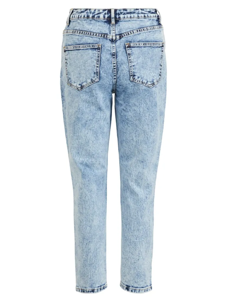 VIGILLIANA HW MOM JEANS medium blue denim