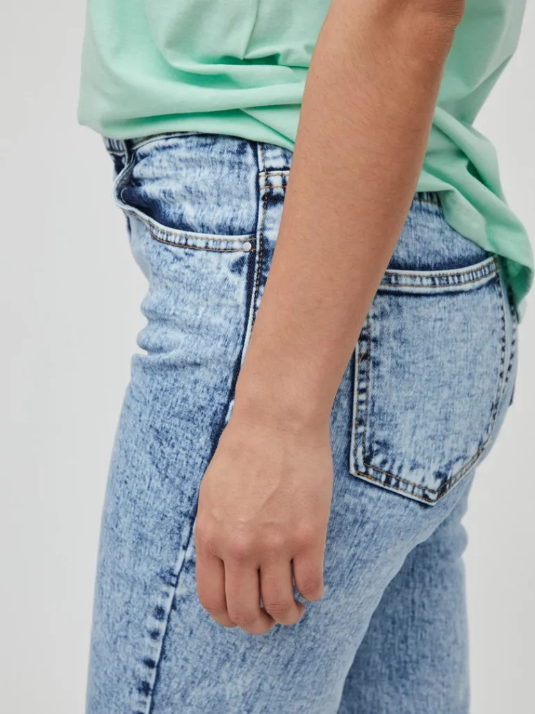 VIGILLIANA HW MOM JEANS medium blue denim