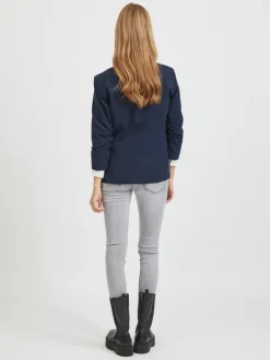 VIHER NEW 3/4 BLAZER -NOOS navy blazer