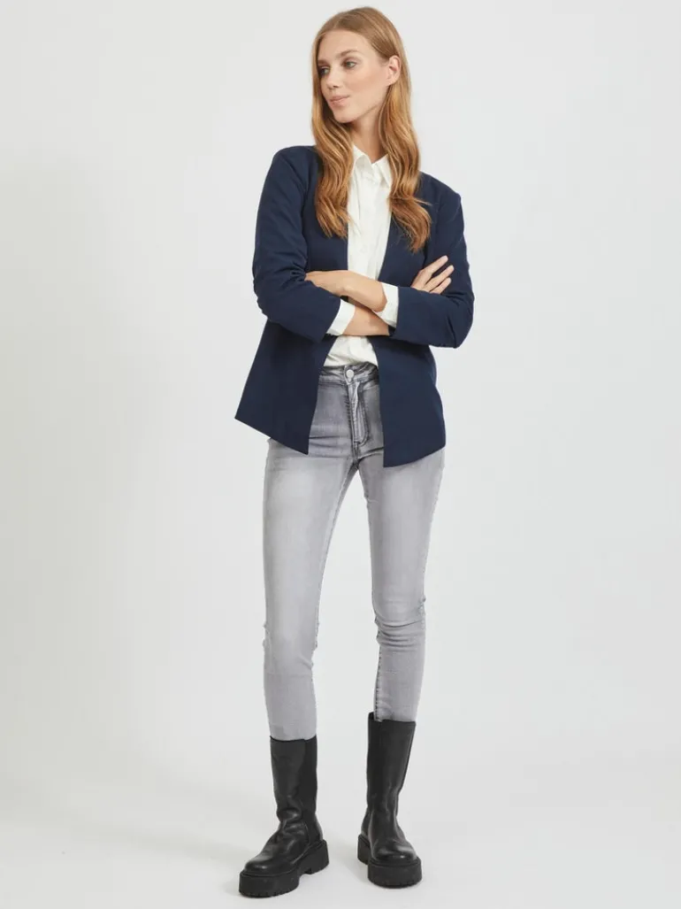 VIHER NEW 3/4 BLAZER -NOOS navy blazer