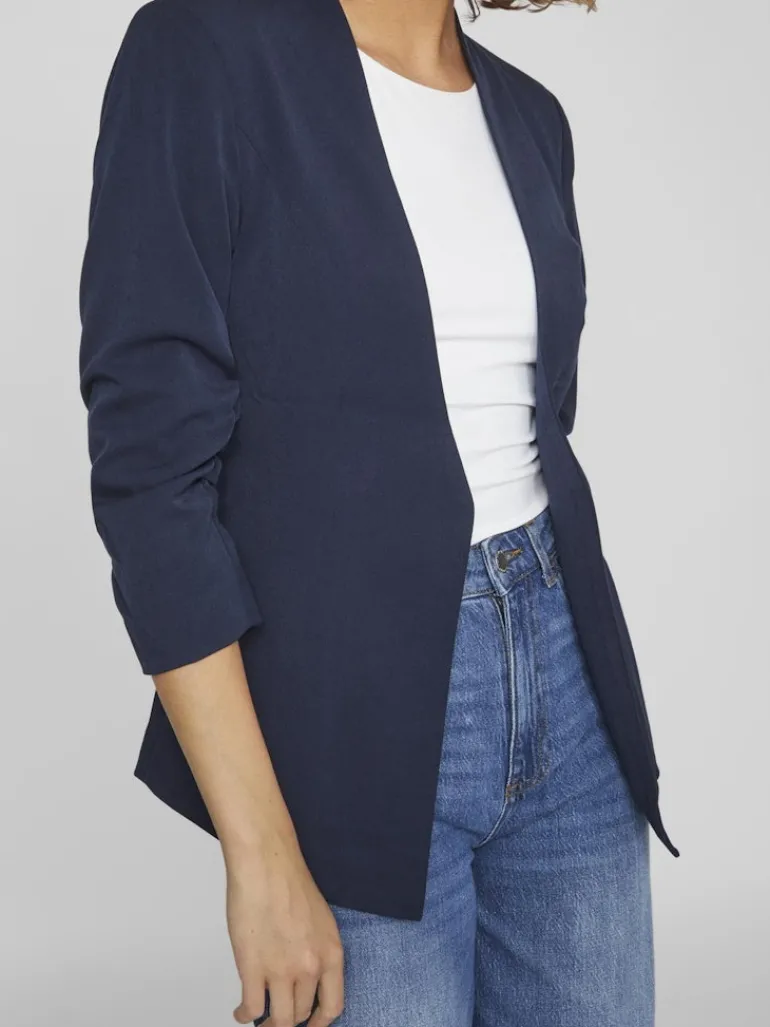 VIHER NEW 3/4 BLAZER -NOOS navy blazer