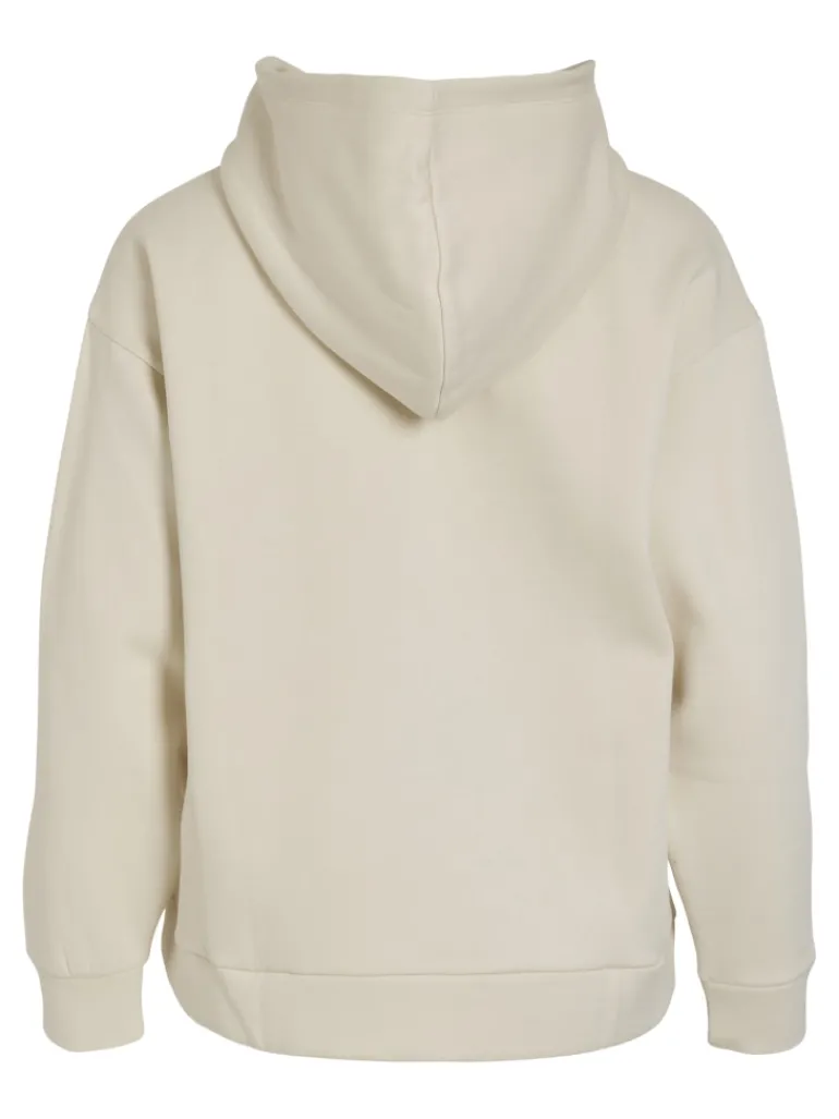 VIHURIS L/S LOOSE SWEAT HOODIE/PB birch