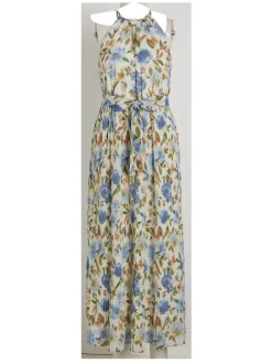 VIJULIETTE PLISSE ANKLE DRESS/BM/DC cloud dancer