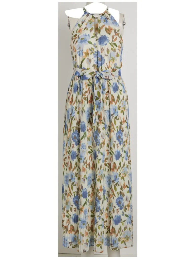 VIJULIETTE PLISSE ANKLE DRESS/BM/DC cloud dancer