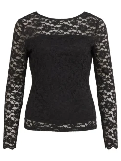VIKALILA LACE L/S TOP black