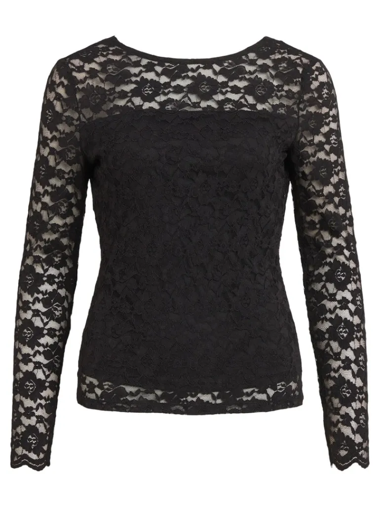 VIKALILA LACE L/S TOP black