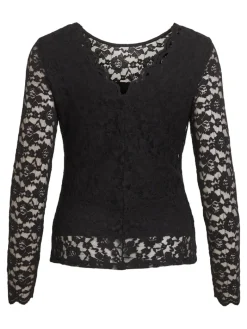 VIKALILA LACE L/S TOP black