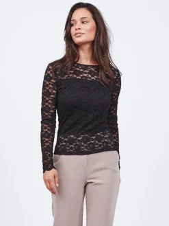 VIKALILA LACE L/S TOP black