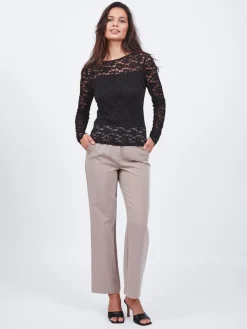 VIKALILA LACE L/S TOP black