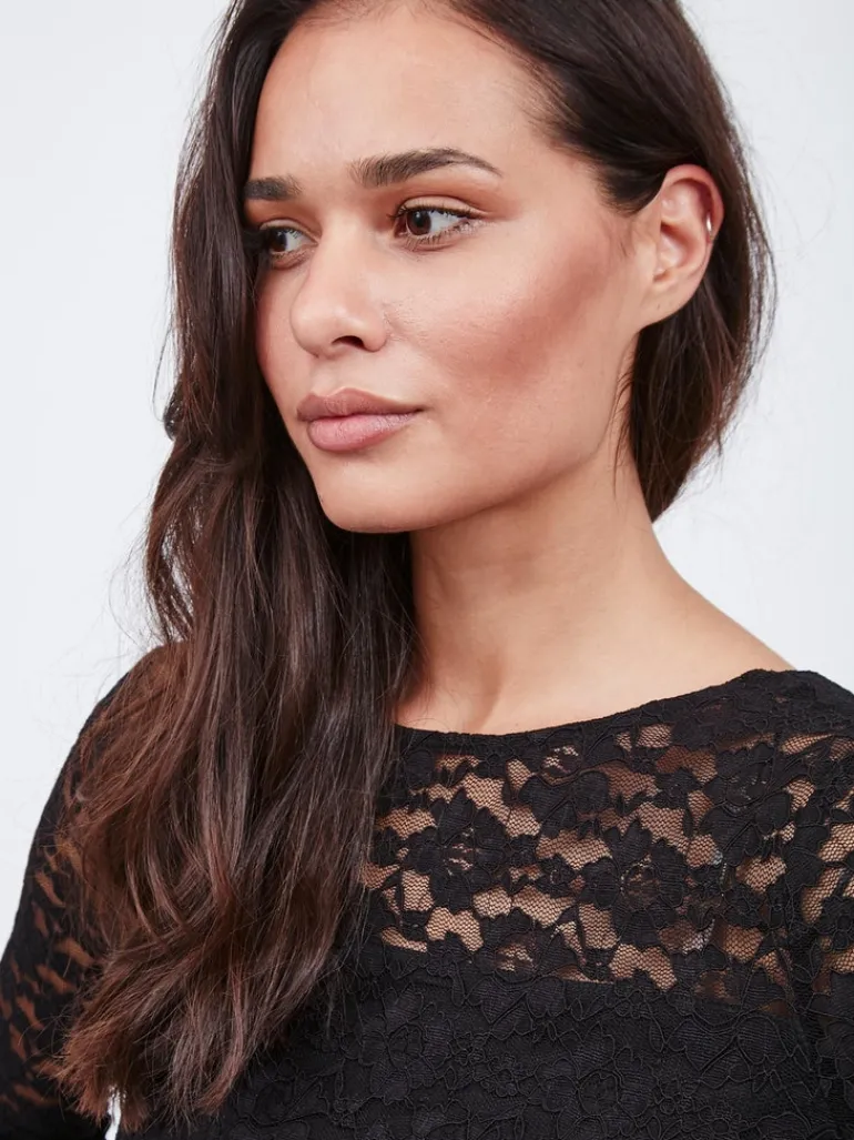 VIKALILA LACE L/S TOP black