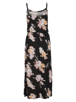 VIKAMI STRAP LONG DRESS/KA black