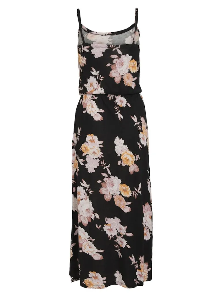 VIKAMI STRAP LONG DRESS/KA black