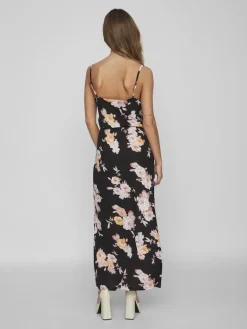 VIKAMI STRAP LONG DRESS/KA black