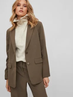 VIKAMMA LOOSE BLAZER - NOOS crocodile