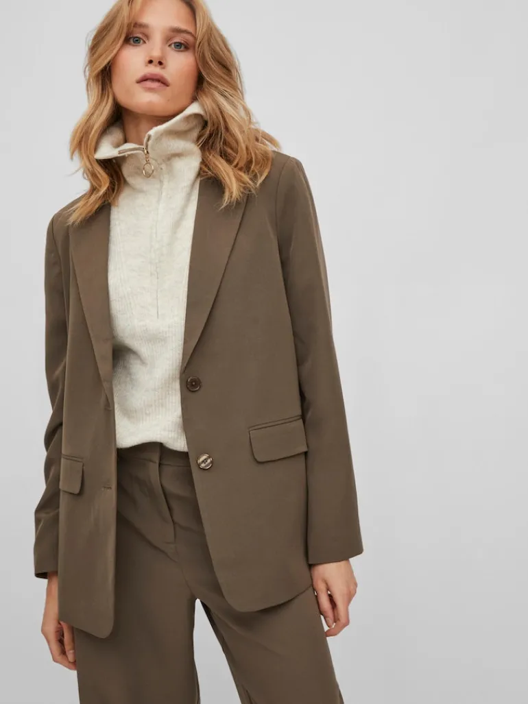 VIKAMMA LOOSE BLAZER - NOOS crocodile