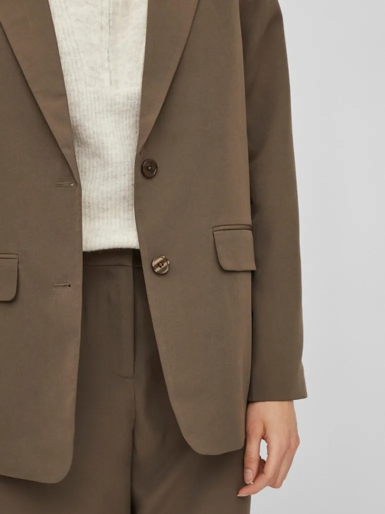 VIKAMMA LOOSE BLAZER - NOOS crocodile