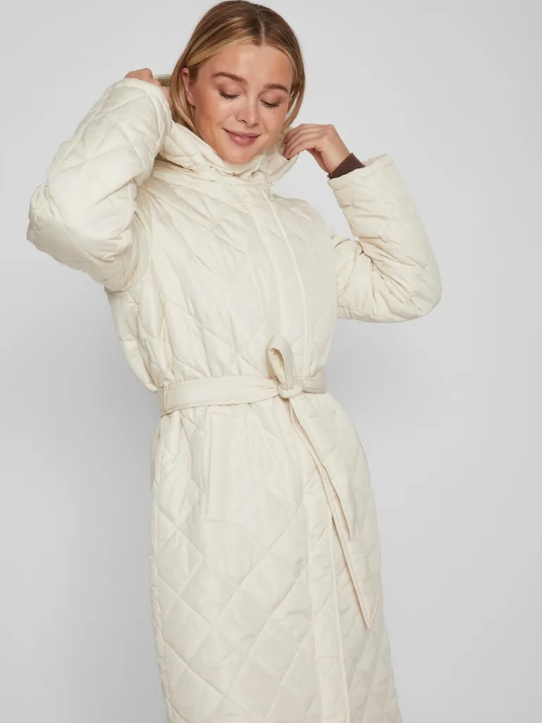 VIKANTE QUILTED L/S COAT - NOOS birch