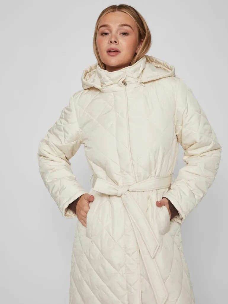 VIKANTE QUILTED L/S COAT - NOOS birch