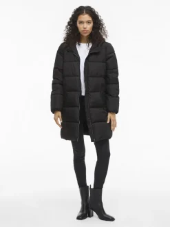 VIKARLA NEW LONG PUFFER JACKET black
