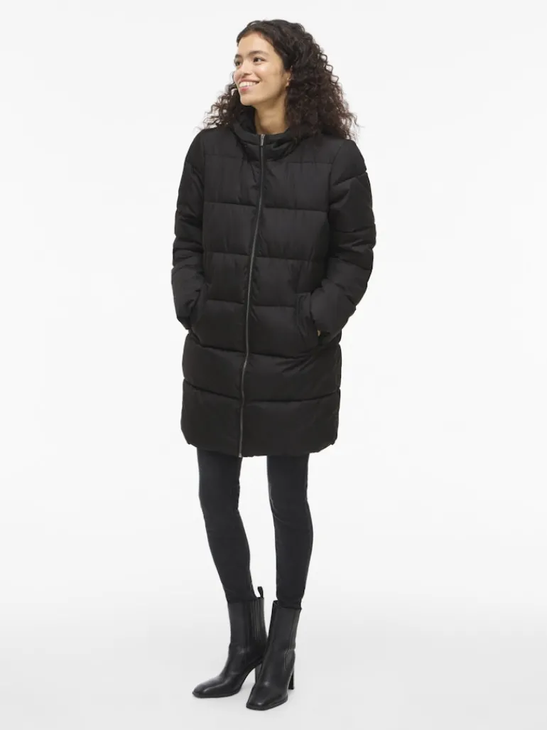 VIKARLA NEW LONG PUFFER JACKET black