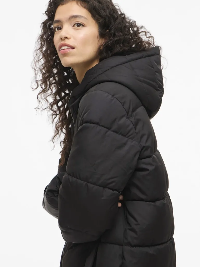 VIKARLA NEW LONG PUFFER JACKET black