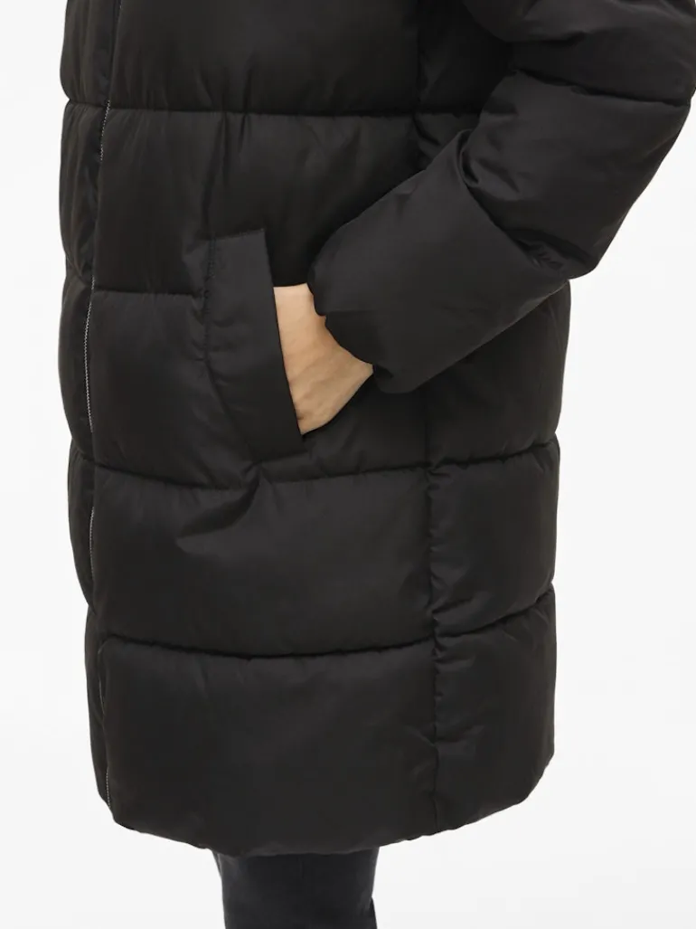 VIKARLA NEW LONG PUFFER JACKET black