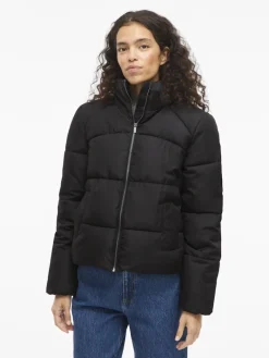 VIKARLA NEW SHORT PUFFER JACKET black