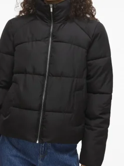 VIKARLA NEW SHORT PUFFER JACKET black