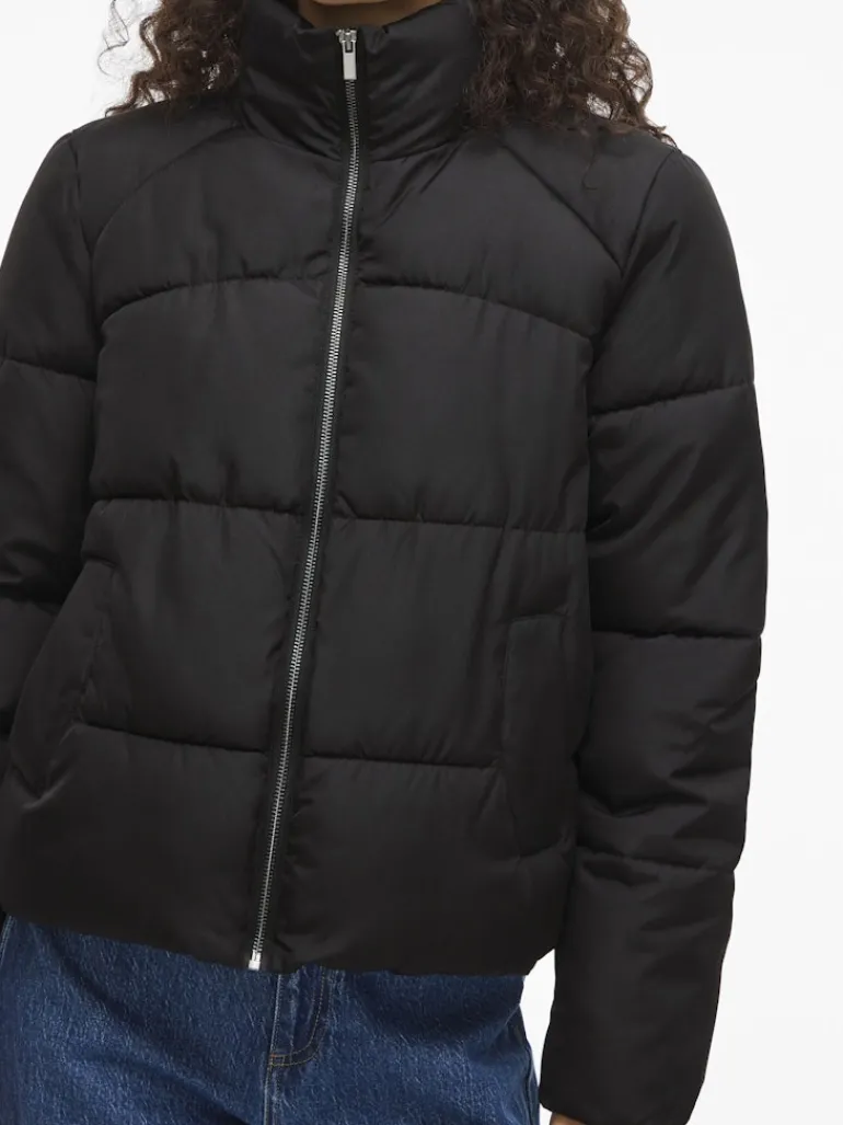 VIKARLA NEW SHORT PUFFER JACKET black