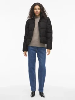VIKARLA NEW SHORT PUFFER JACKET black