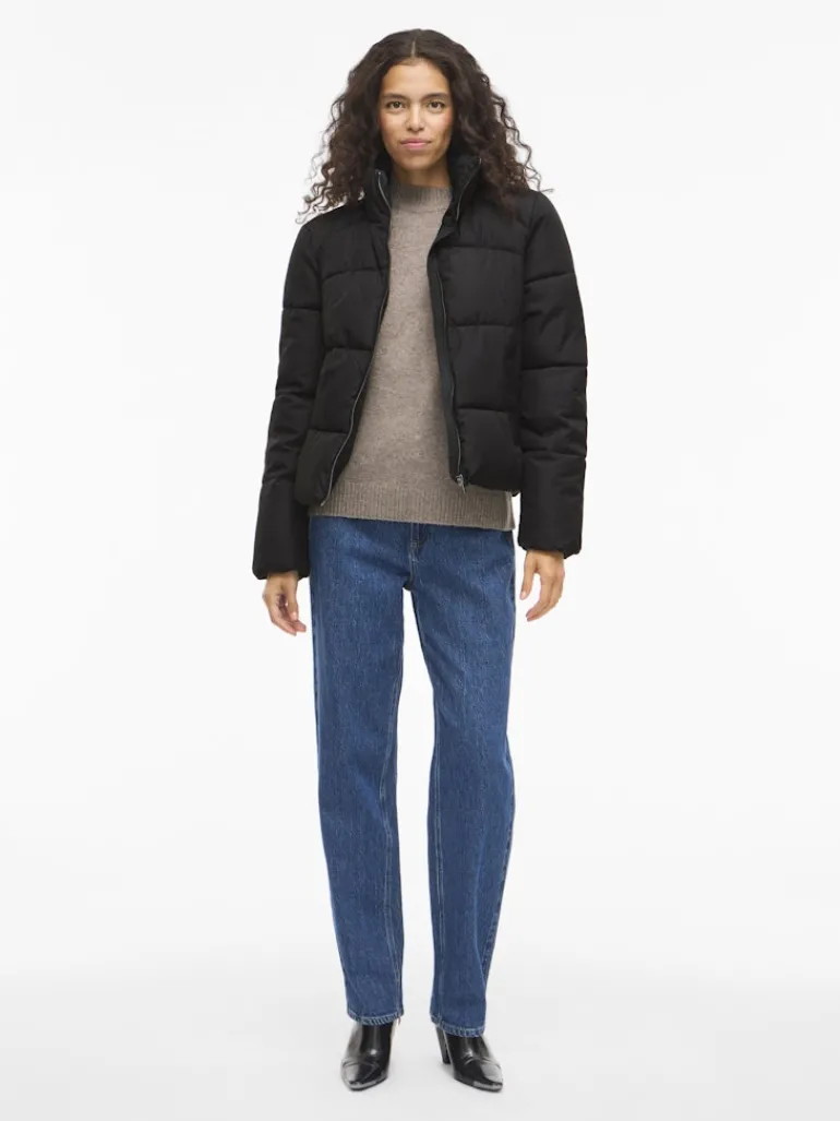 VIKARLA NEW SHORT PUFFER JACKET black