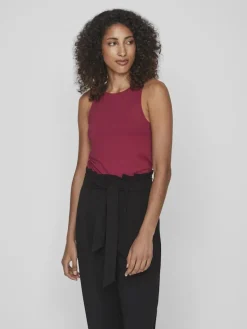 VIKENZA S/L TANK TOP - NOOS beet red