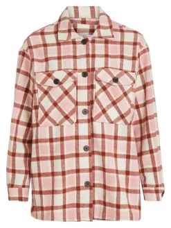 VIKIKI L/S SHACKET cloud dancer