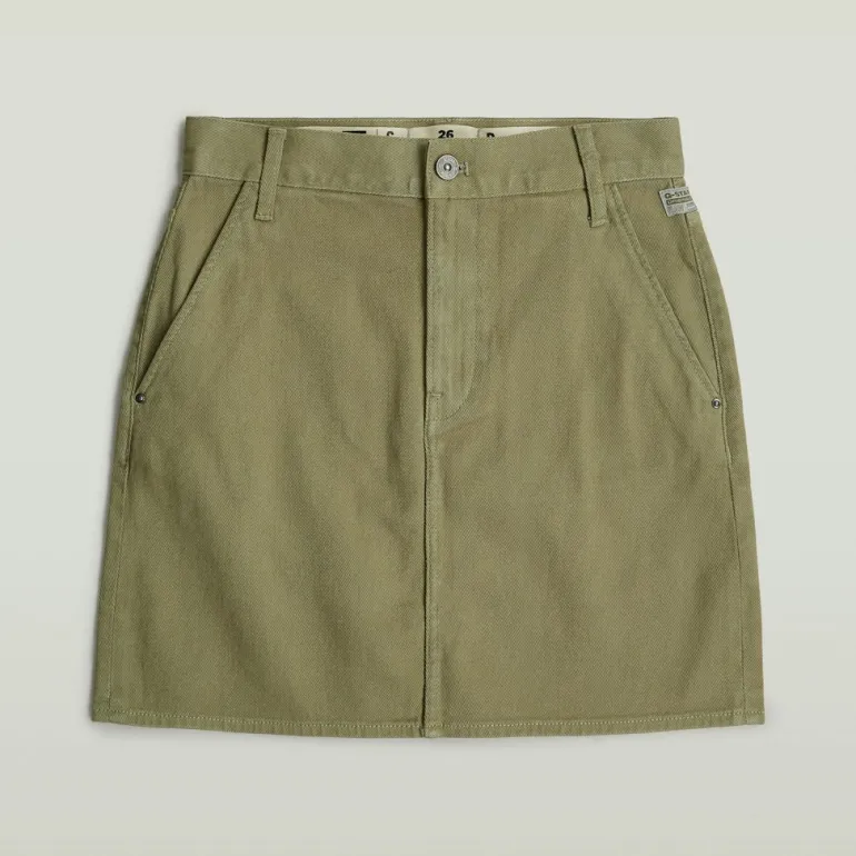 Viktoria Short Chino Skirt wmn ensis green gd