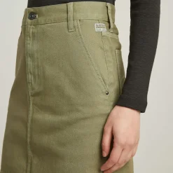 Viktoria Short Chino Skirt wmn ensis green gd